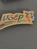 Pin's ancien Lisep vintage rétro pour collectionneur badge publicitaire rare