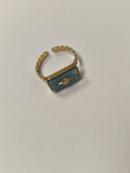 Bague rétro ancienne fantaisie vintage pour femme, accessoire original occasion