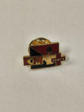 Pin's ancien rétro Percy CM, badge vintage collection, objet publicitaire rare