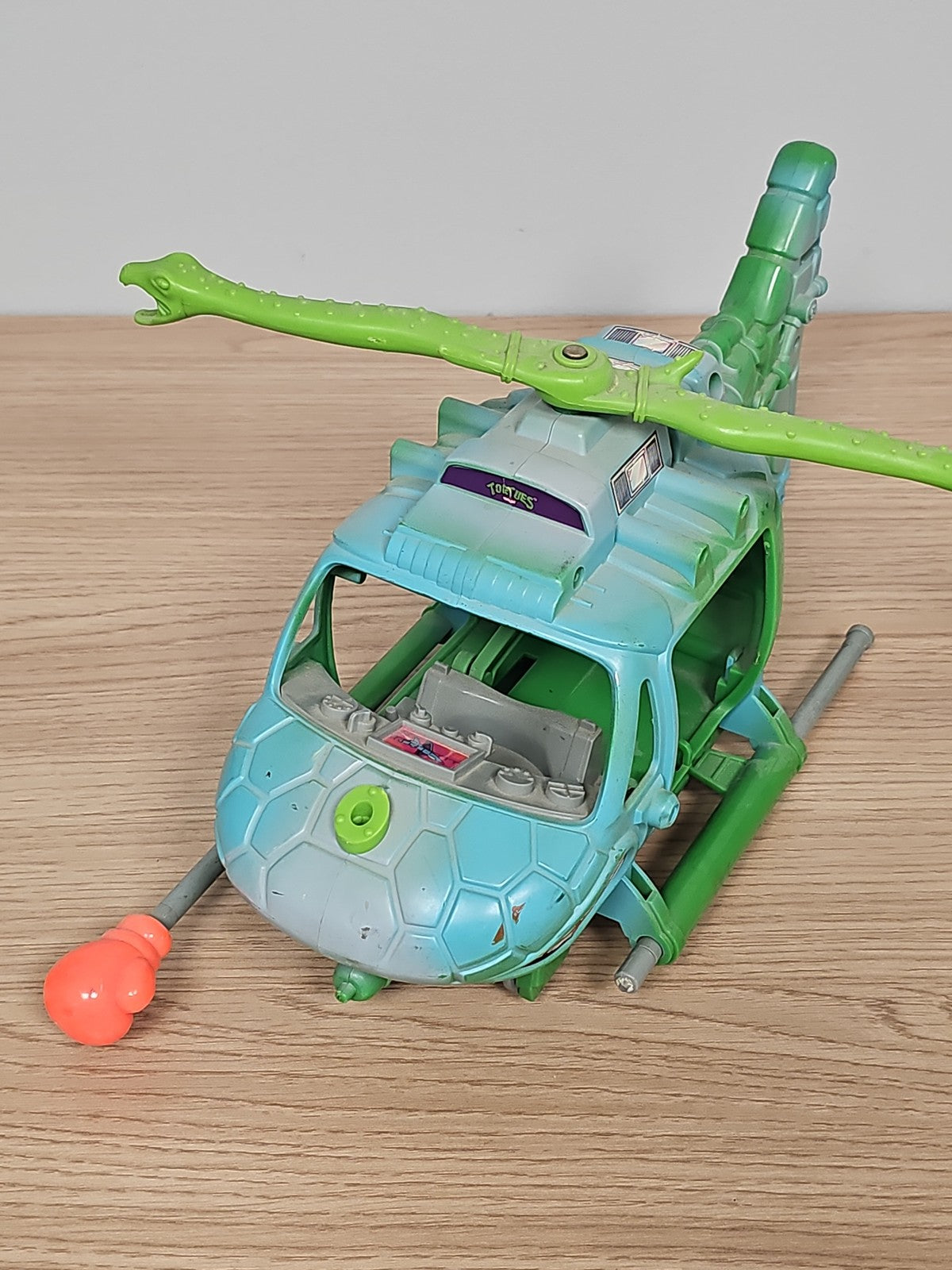 Hélicoptère ancien Tortues Ninja TMNT jouet rétro vintage collection années 80