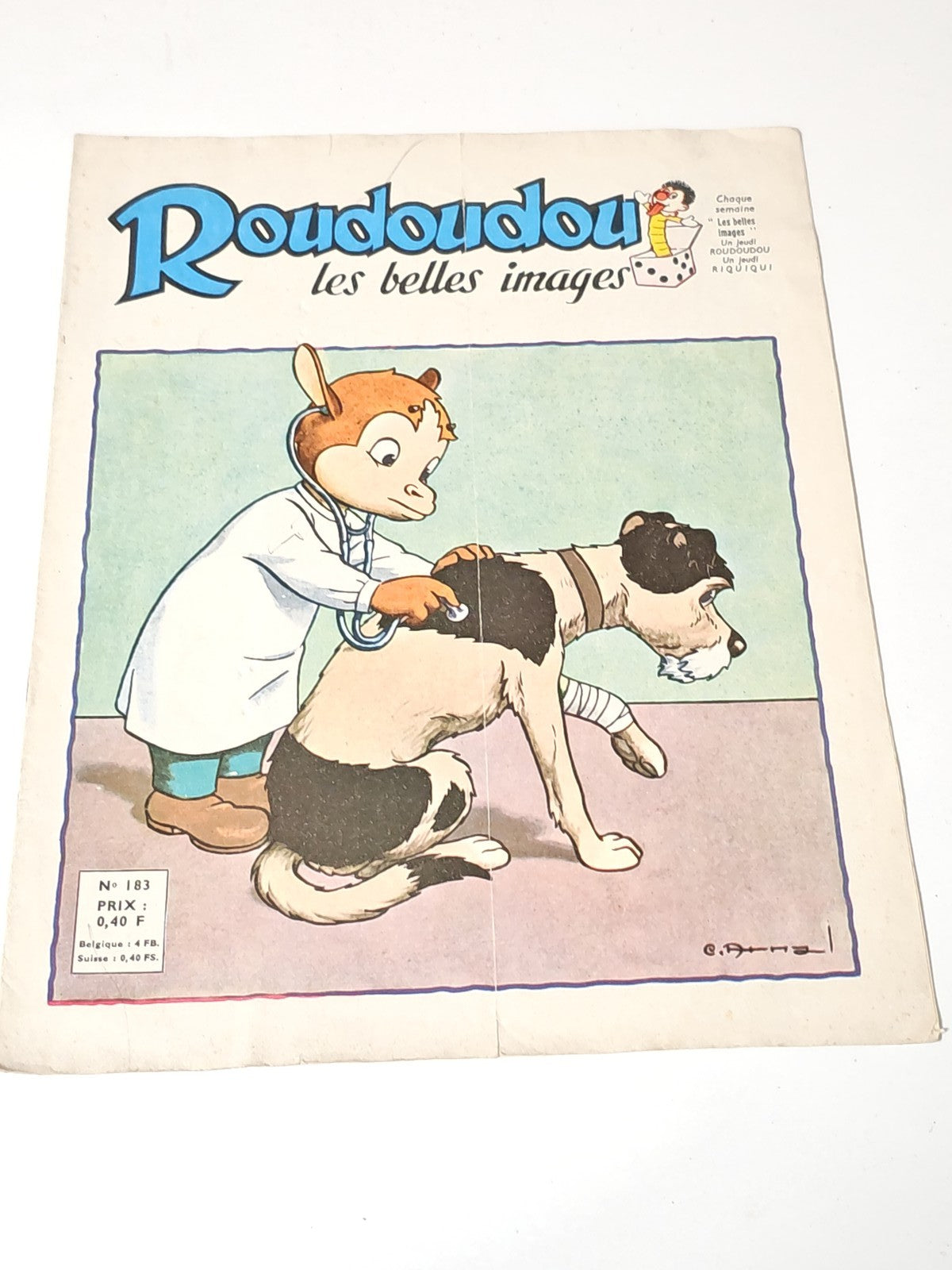 Livre ancien ROUDOUDOU Les Belles Images vintage journal illustré rétro collecti
