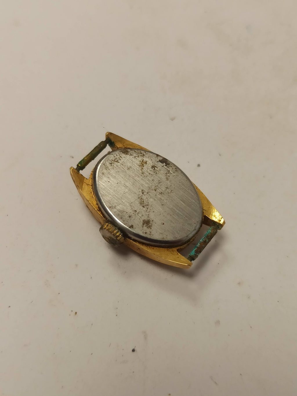 Montre femme mécanique LISOP vintage à restaurer, boîtier plaqué or rétro