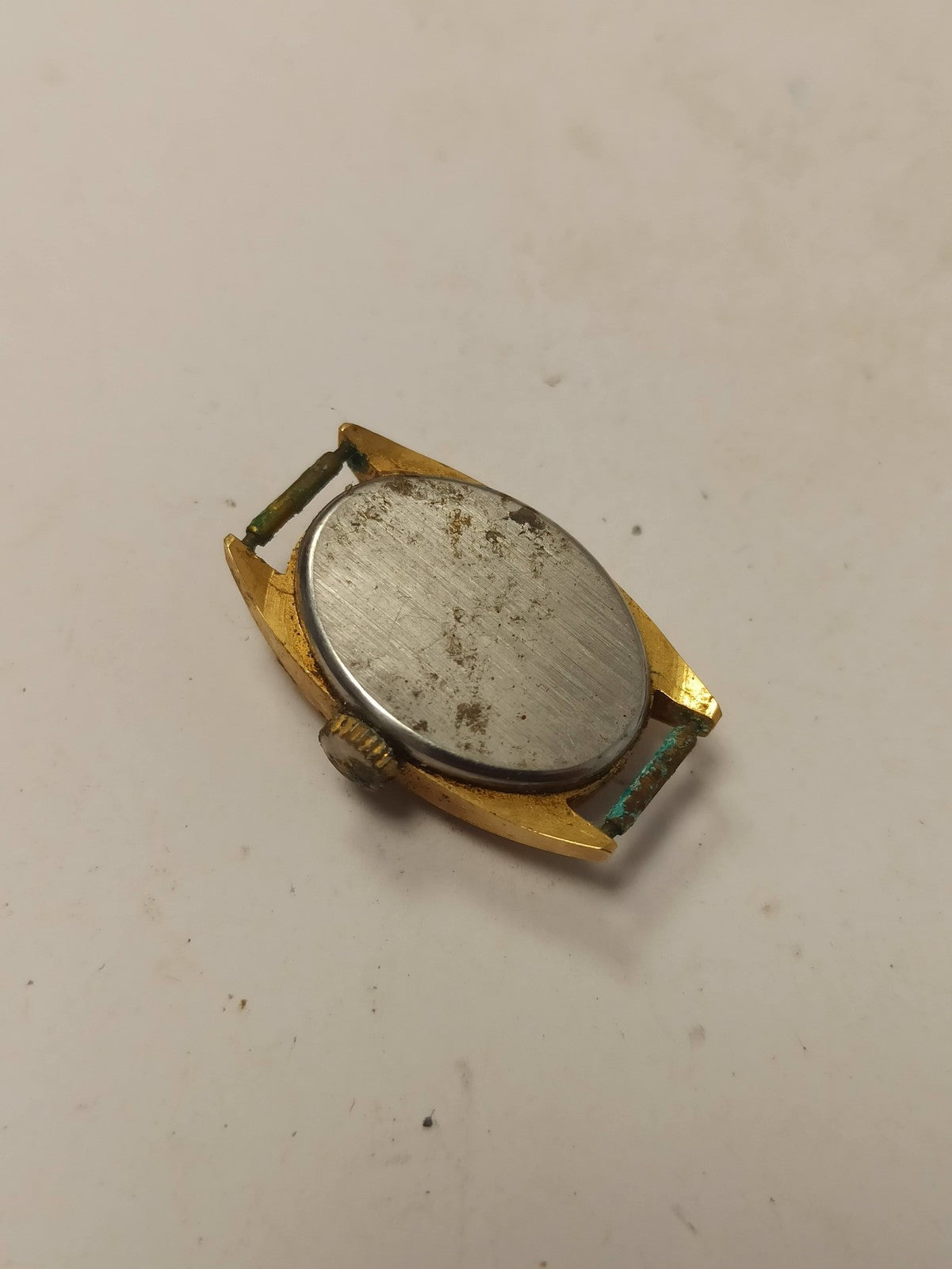 Montre femme mécanique LISOP vintage à restaurer, boîtier plaqué or rétro