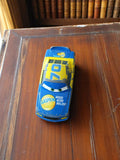 Voiture miniature Disney Cars vintage Gasprin bleue jaune d'occasion collection