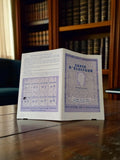 Carte électeur ancienne France années 1950, document vintage rétro papier