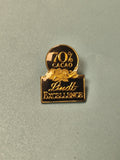 Vintage pin's Lindt Excellence 70% cacao chocolat, émail noir et doré, collectio