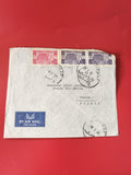 Enveloppe affranchie Liban avec timbres Baalbek, expédiée vers la France
