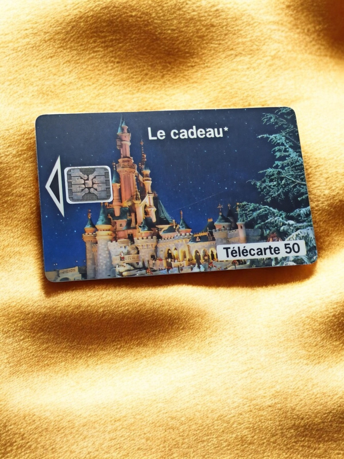Télécarte 50 unités Disneyland Paris Le Cadeau vintage carte téléphonique
