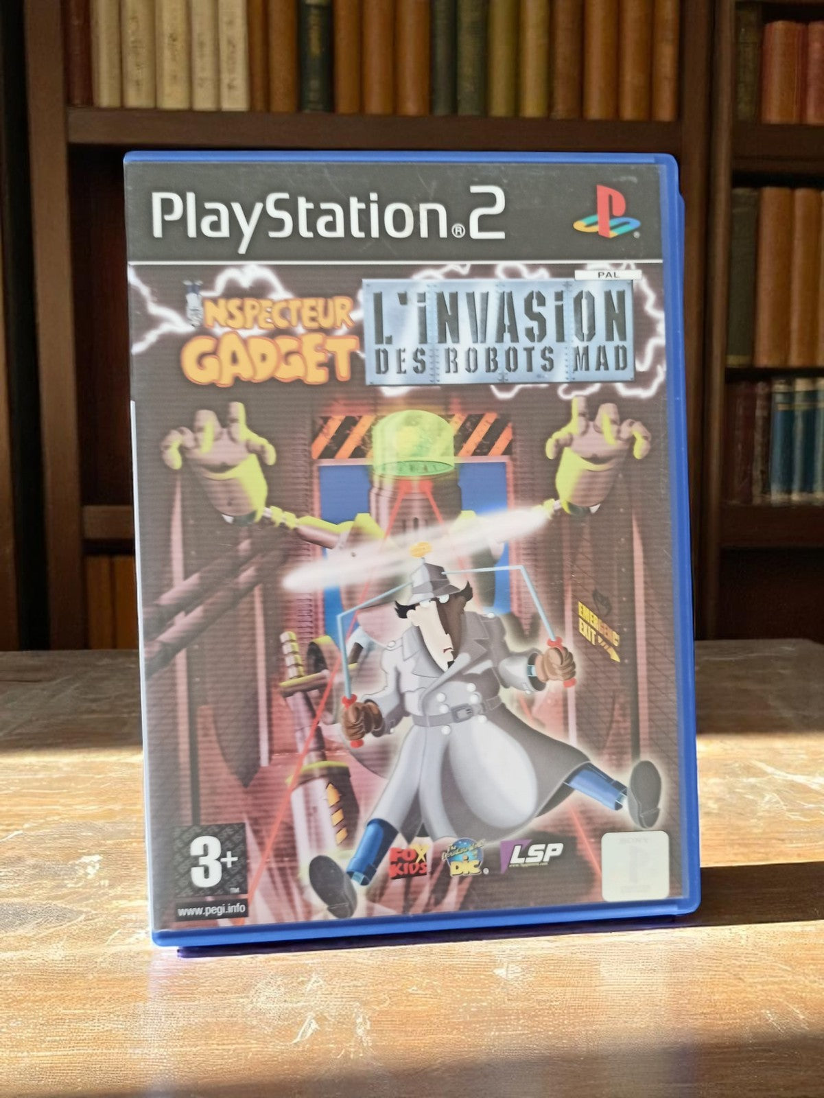 Jeu PS2 Inspecteur Gadget L'Invasion des Robots MAD vintage complet PAL
