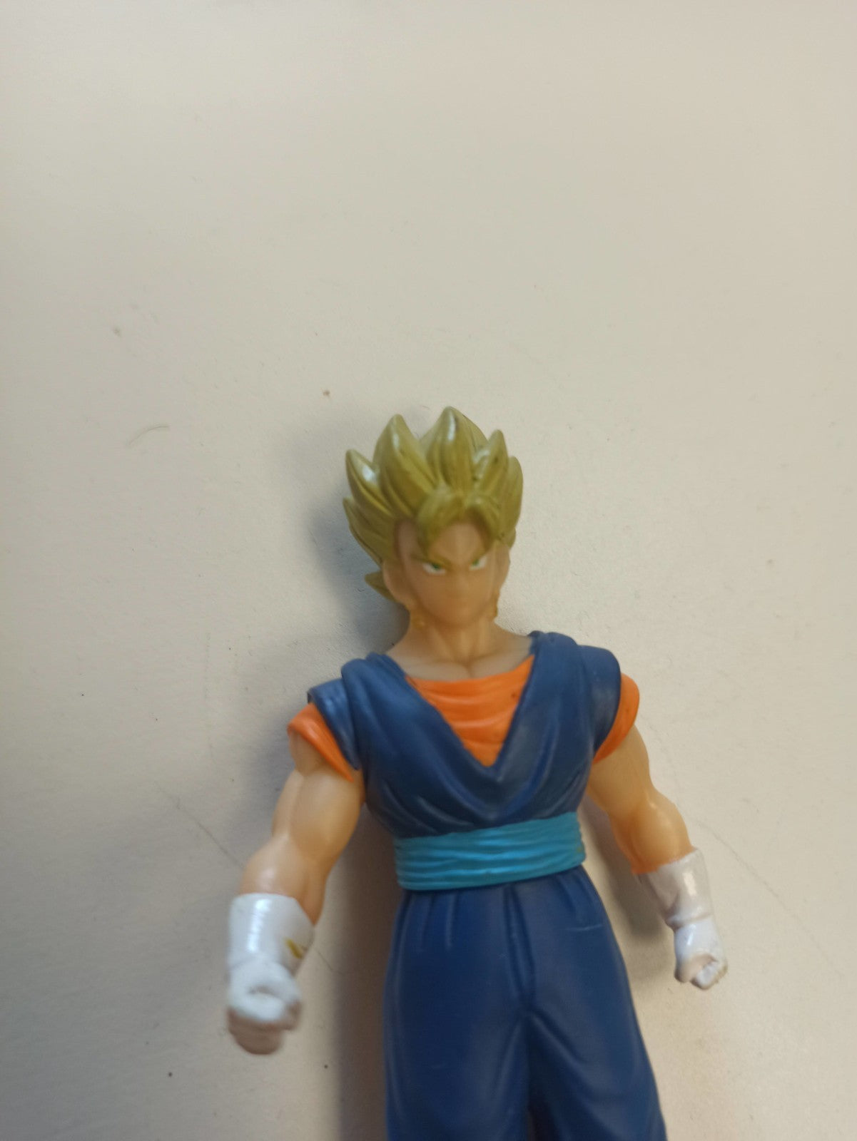 Figurine rétro Dragon Ball GT, ancien jouet vintage, Super Saiyan, bleu orange