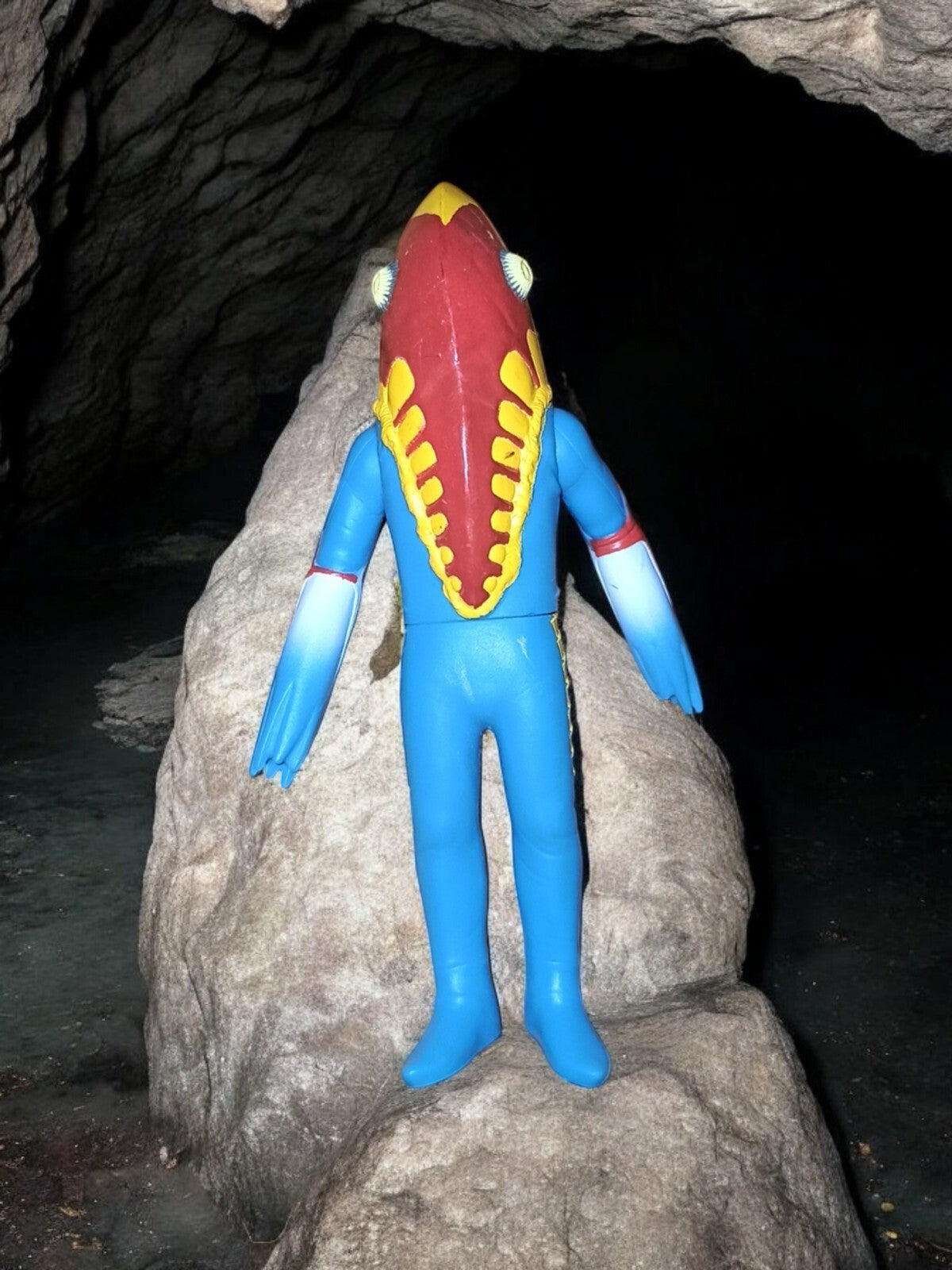 Figurine Alien Metron Bandai Ultra Monster 2014 bleu rouge Ultraman Ultraseven
