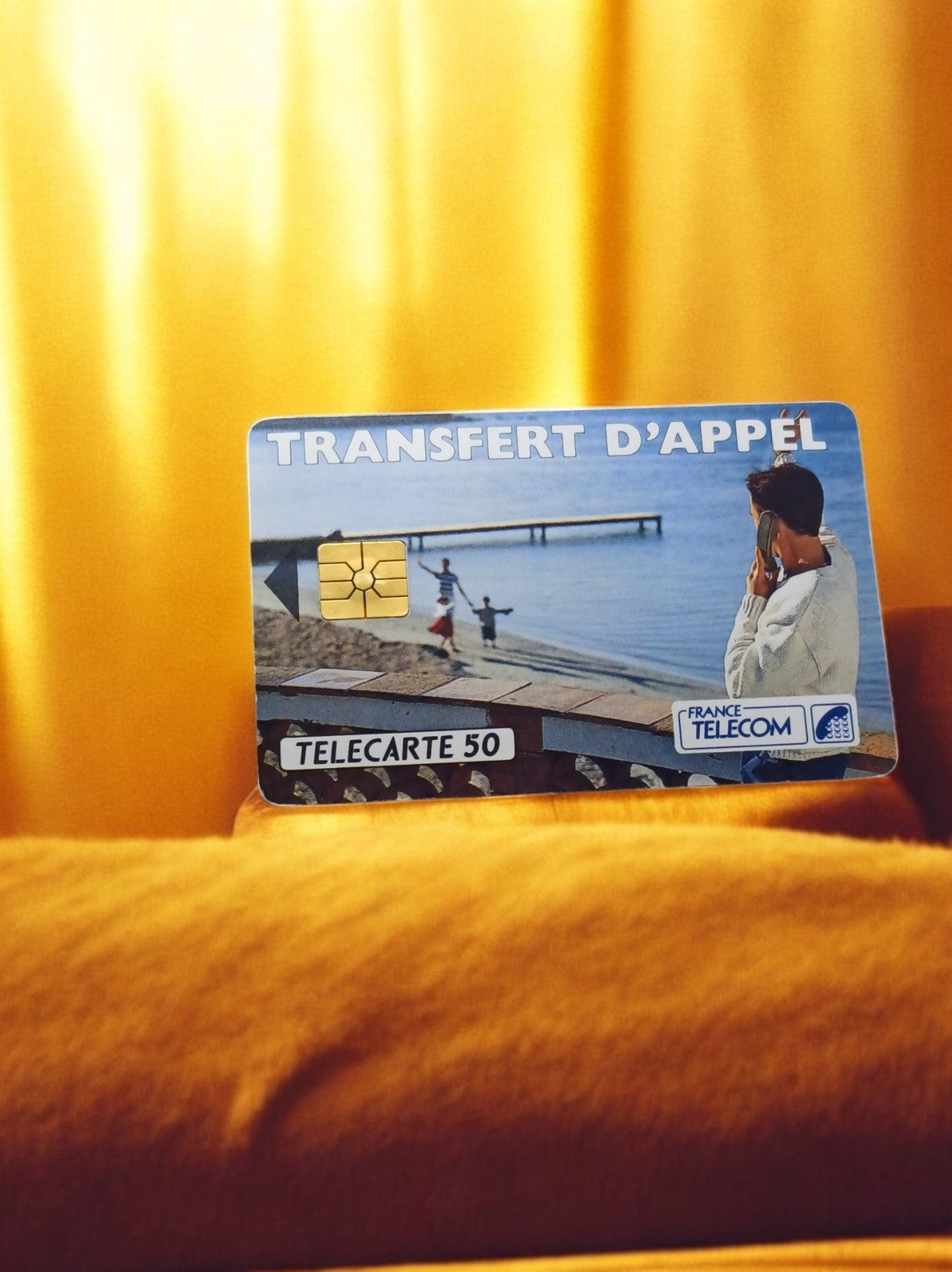 Carte téléphonique France Telecom Transfert d'Appel Télécarte 50 vintage puce