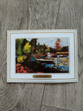 Carte thématique philatélie Vlaminck reproduction paysage cadre doré