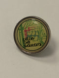 Pin's vintage ancien Saran, badge rétro ville française, collection souvenir rar