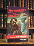 Livre poche vintage San-Antonio Mes hommages à la donzelle polar ancien rétro