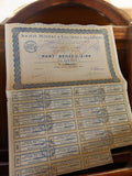 Action au porteur Société Minière Électrique des Landes 1929 part bénéficiaire v