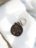 Porte-clés ancien Calvados Père Magloire vintage médaille rétro publicitaire