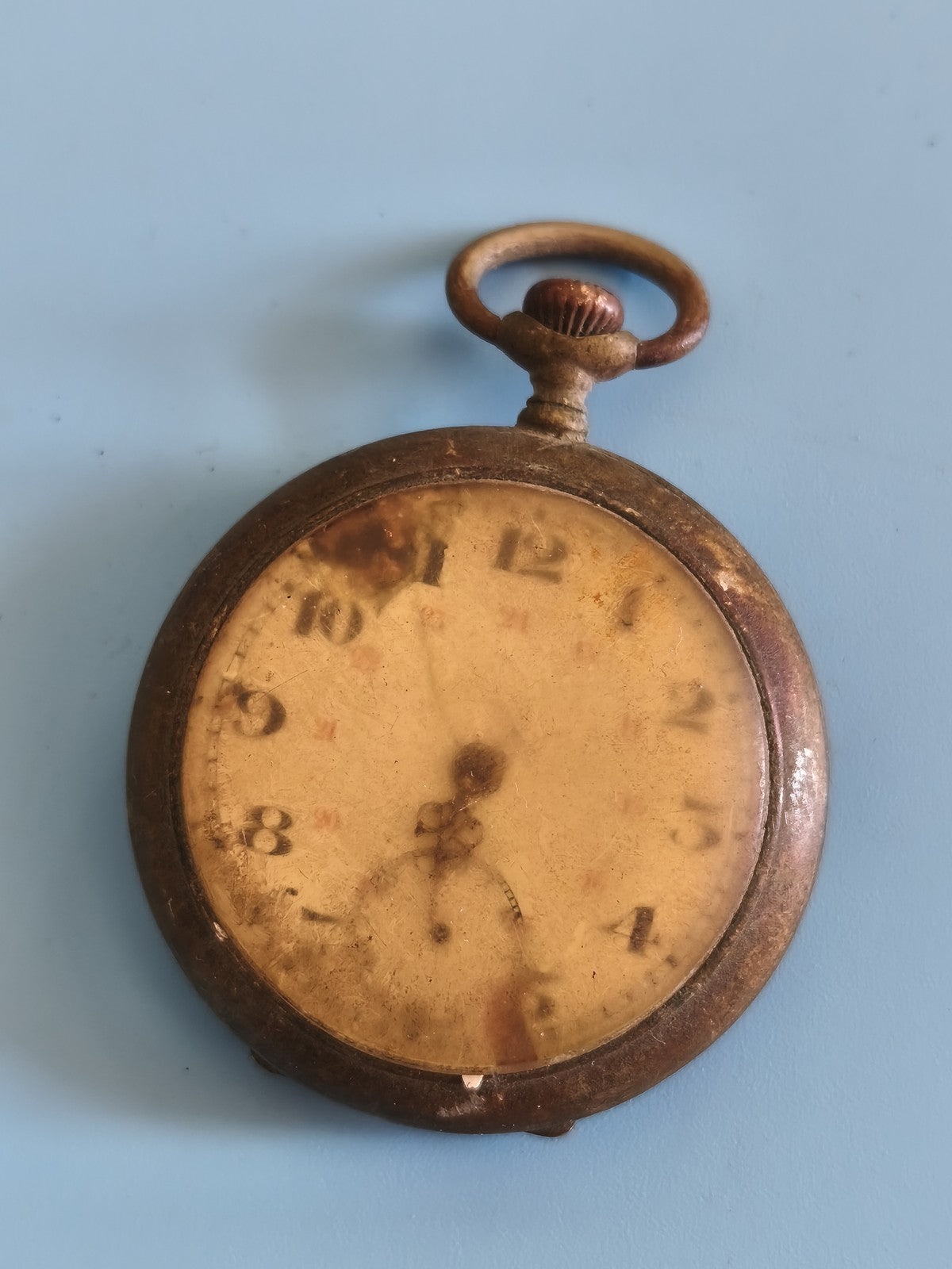 Montre de poche ancienne vintage à restaurer, collection horlogerie rétro rare