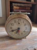Réveil ancien SMI à restaurer, cadran blanc, mécanique vintage rétro