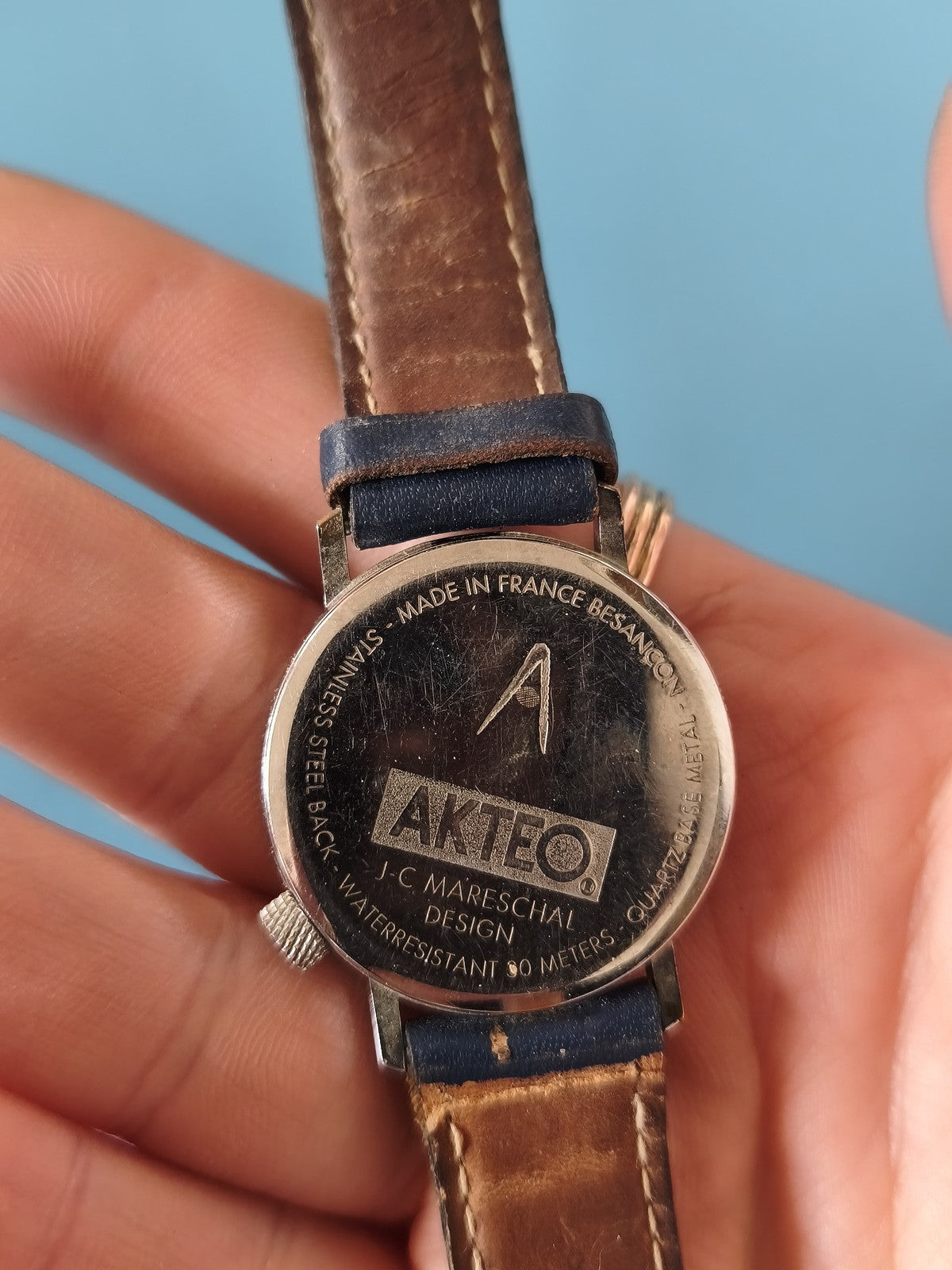 Montre vintage Amnesty International publicitaire ancienne, collector rétro rare