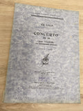 Ancien livret partitions Ed Lalo Concerto ré violoncelle piano Durand vintage