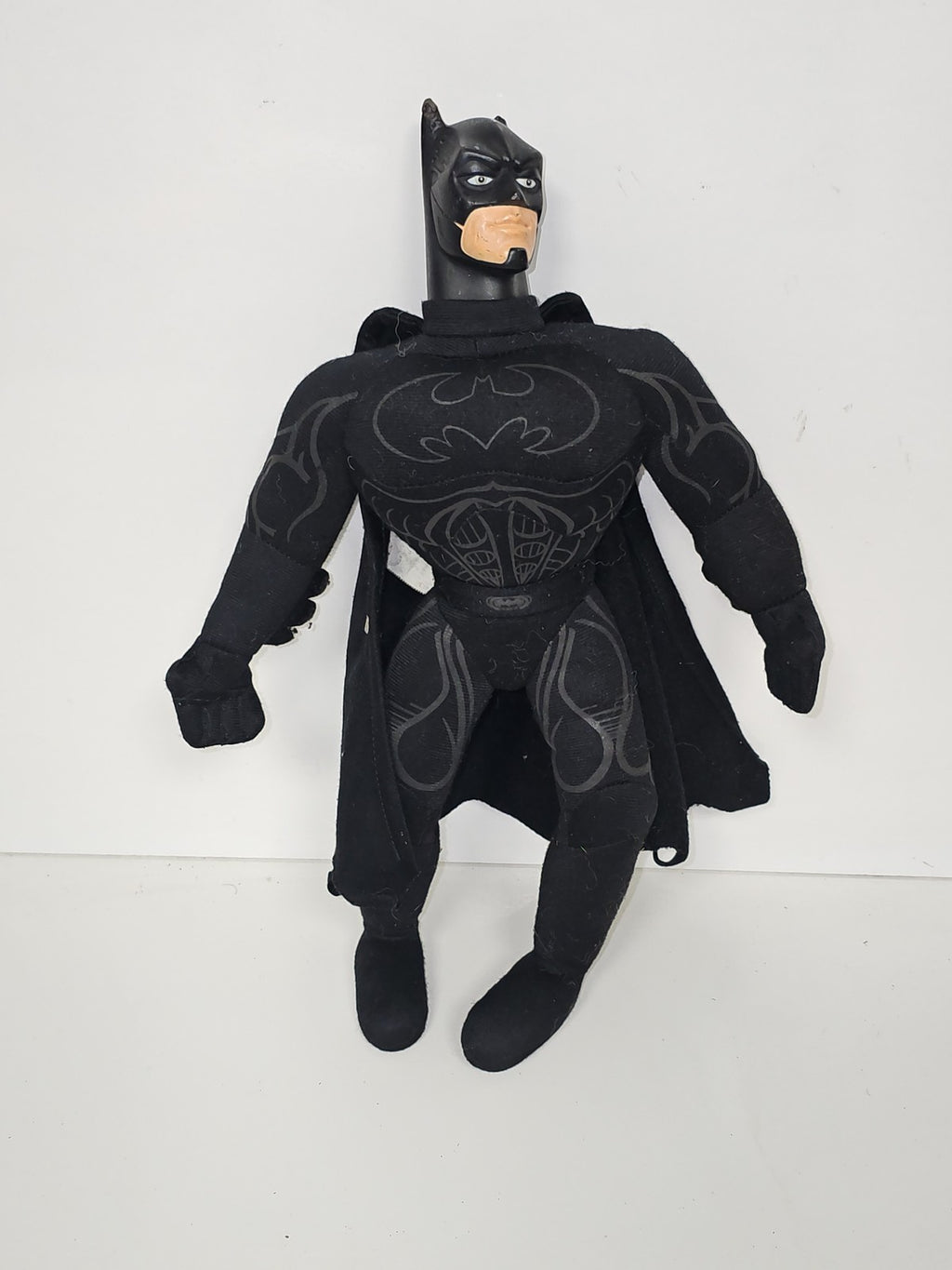 Vintage peluche Batman DC Comics ancien super héros 35cm tête plastique rare