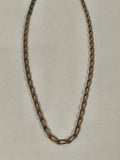 Vintage collier ancien plaqué or années 1930 à restaurer, bijou rétro collection