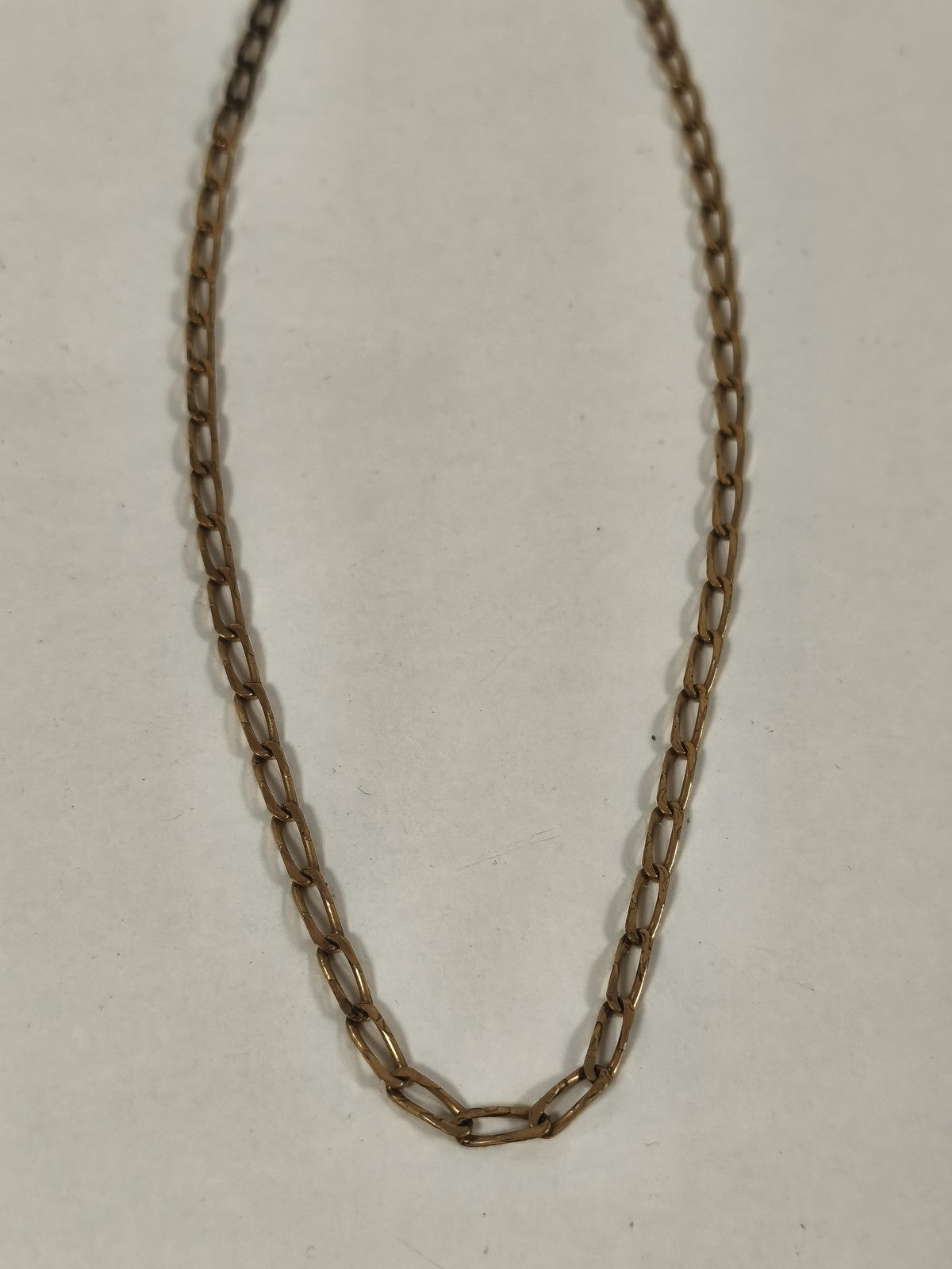 Vintage collier ancien plaqué or années 1930 à restaurer, bijou rétro collection