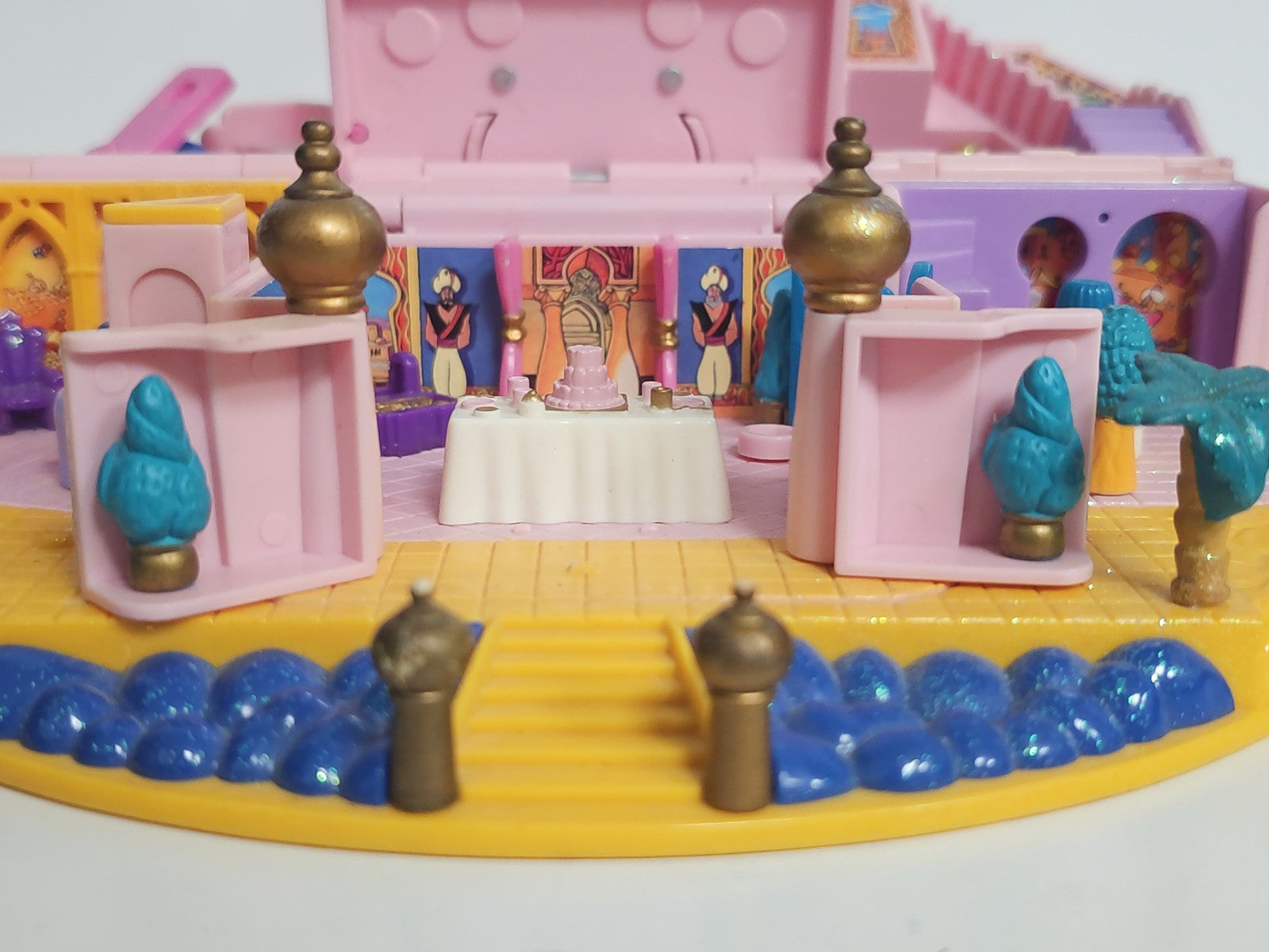 Vintage Polly Pocket Disney Aladdin Royal Palace 1996 Bluebird ancien jeu rare