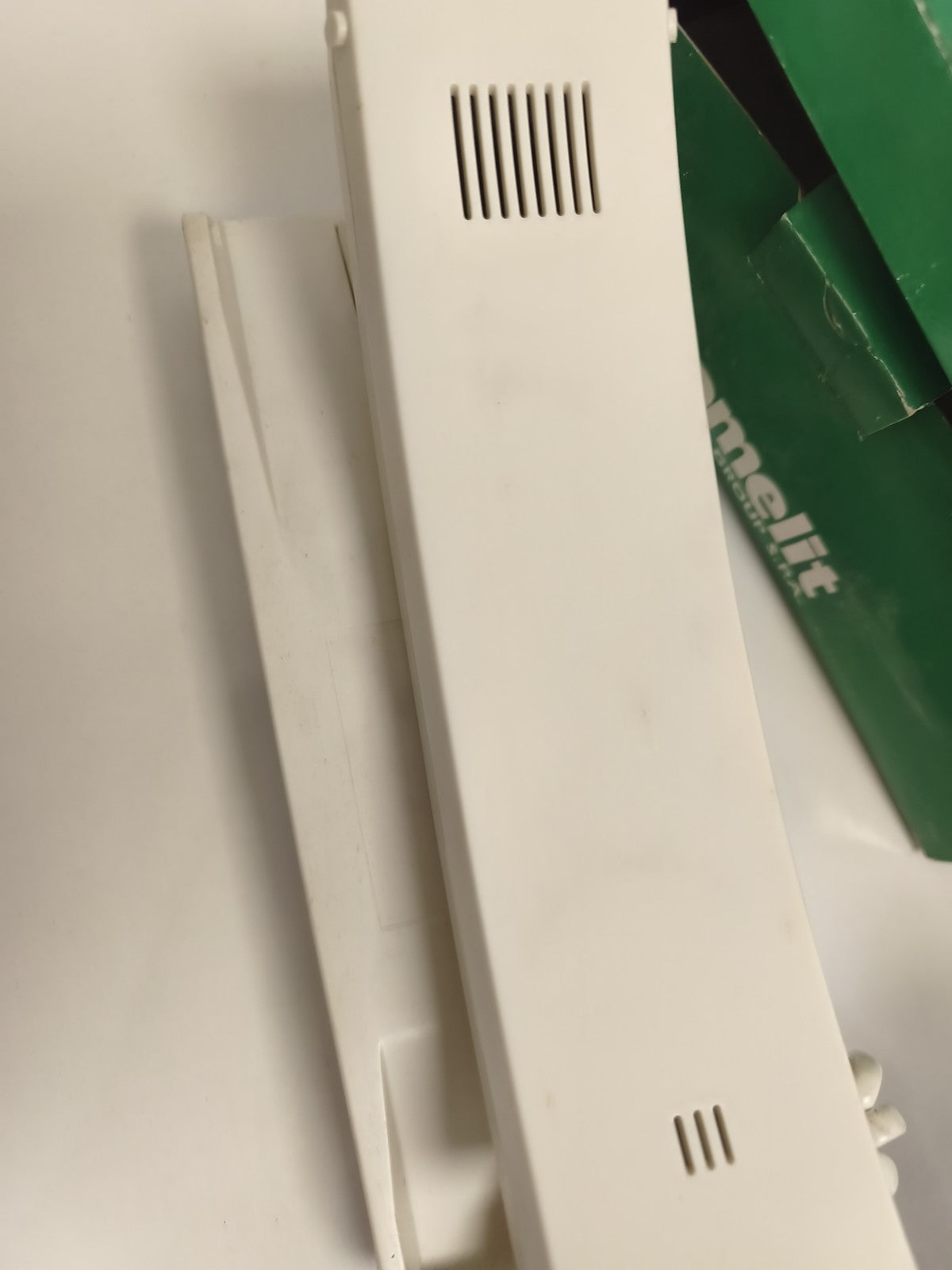 Interphone audio Comelit blanc filaire portier sonnette téléphone intérieur