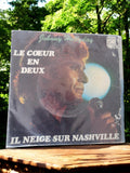 Vinyle 45 tours Johnny Hallyday Il neige sur Nashville - Rare Vintage