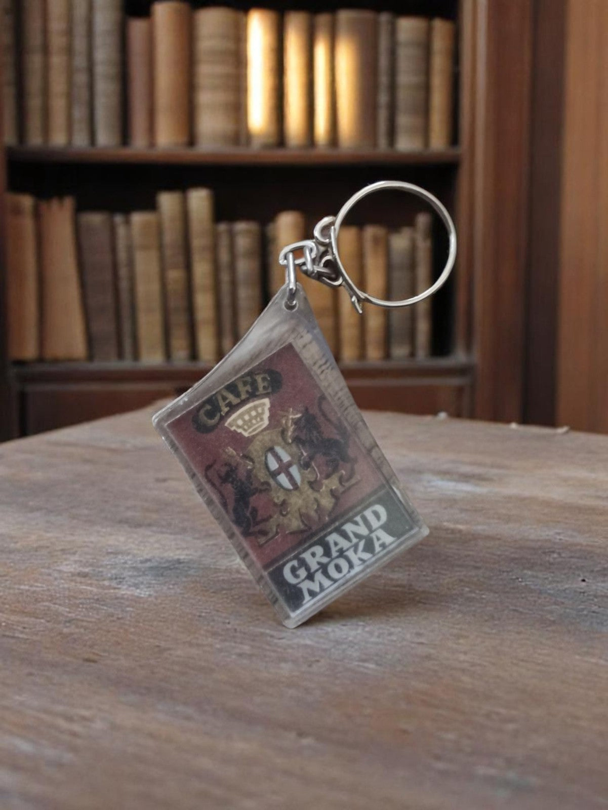 Porte-clés publicitaire vintage en métal - Accessoire rétro pour collectionneurs