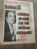Ancien journal France Football 25 mars 1969 vintage une Fernand Sastre