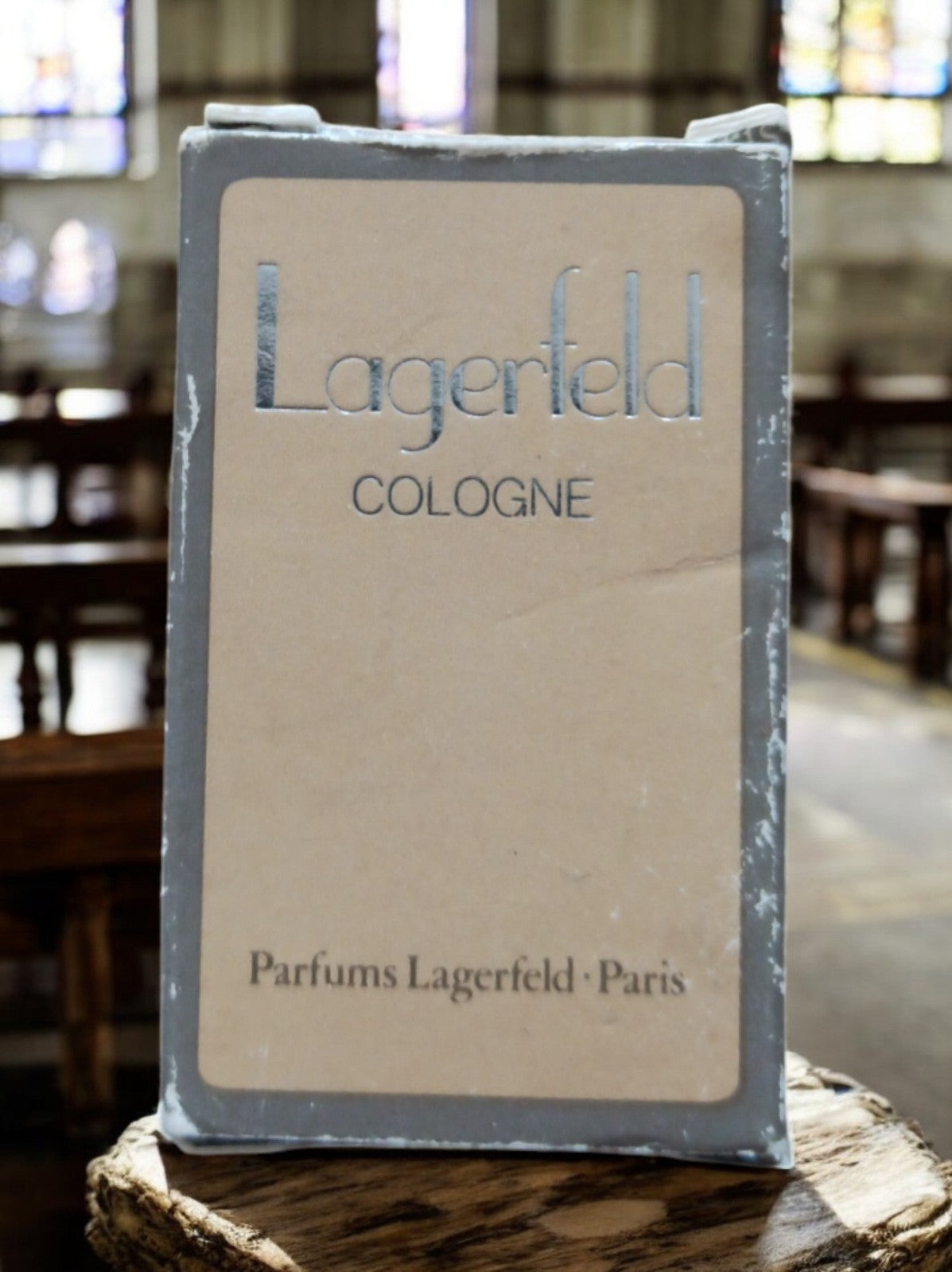 Miniature parfum Lagerfeld vintage en boîte, Cologne, Parfums Paris rétro