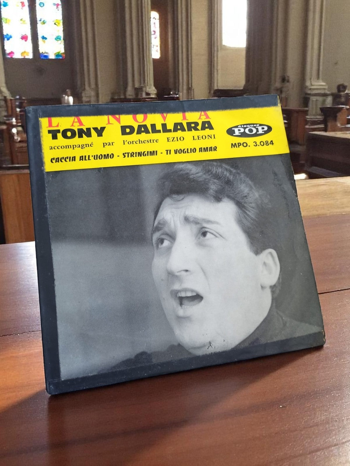 Vinyle 45 tours Tony Dallara La Novia vintage années 60 pochette photo rare