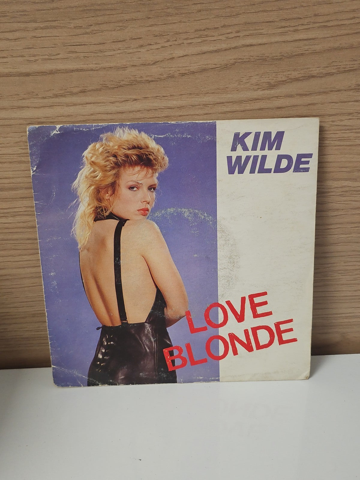 Vinyle 45T rétro Kim Wilde ancien disque single collection pop années 80