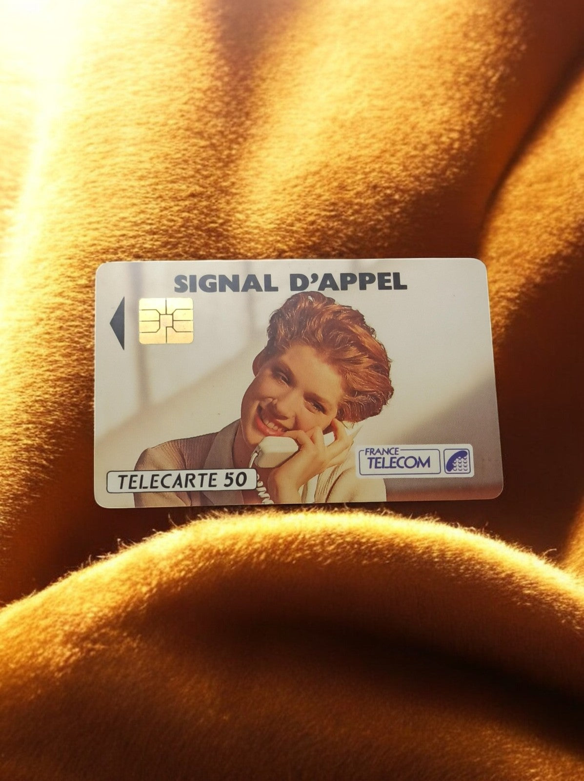 Carte téléphonique France Telecom vintage 50 unités Signal d’Appel rétro