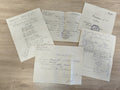 Lot de lettres anciennes début XXe manuscrites cachets officiels France