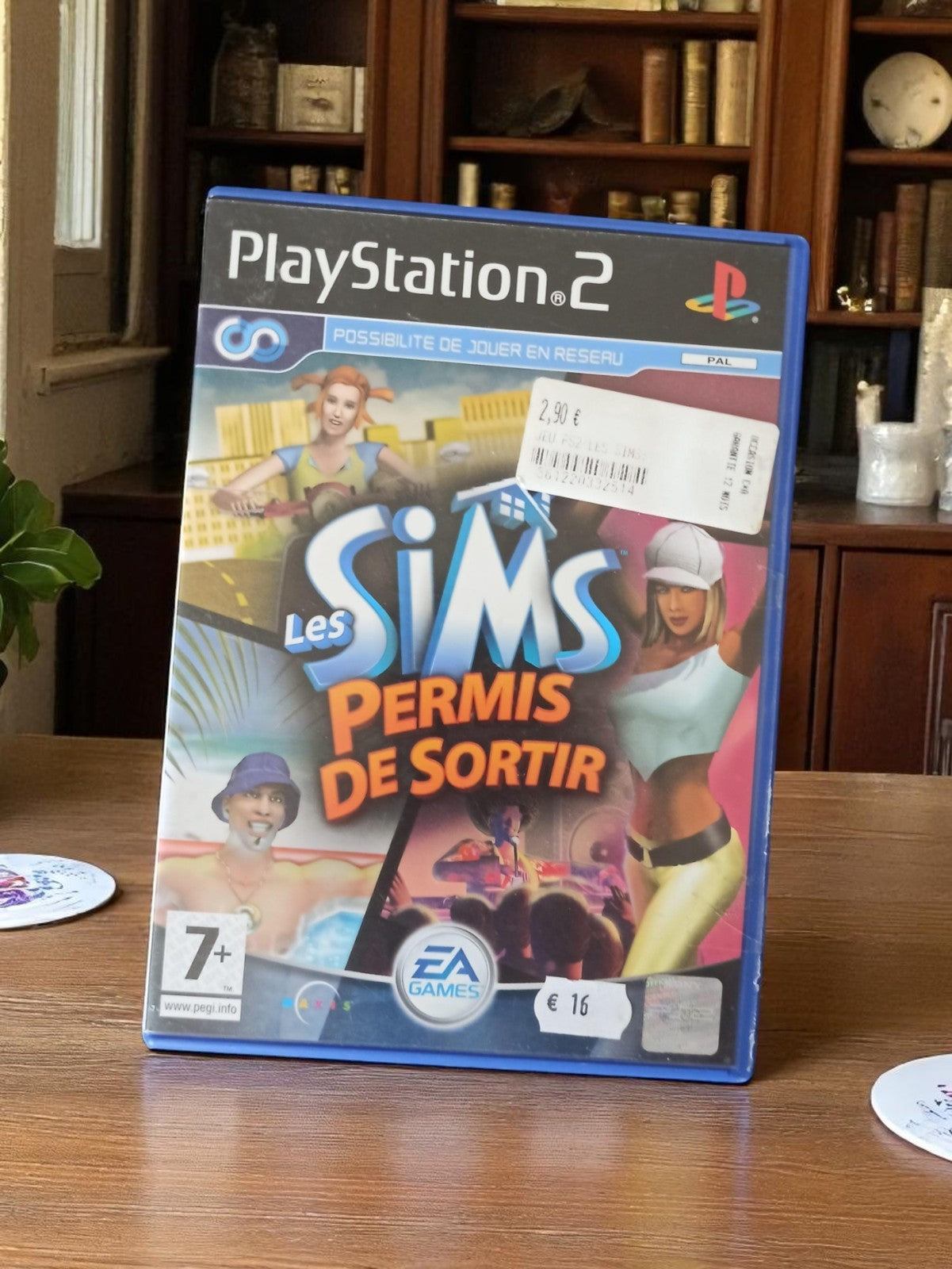 Jeu PS2 Les Sims Permis de Sortir complet rétro EA Games