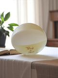 Flacon parfum vintage Perle de Silences verre soufflé, objet déco rétro rare