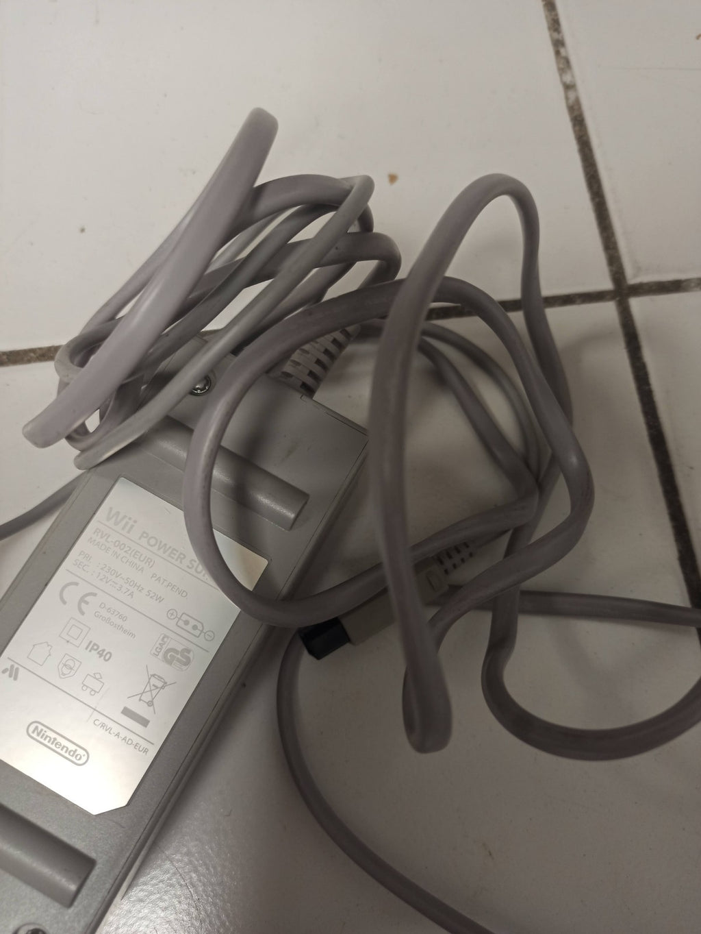 Cable alimentation nintendo Wii
