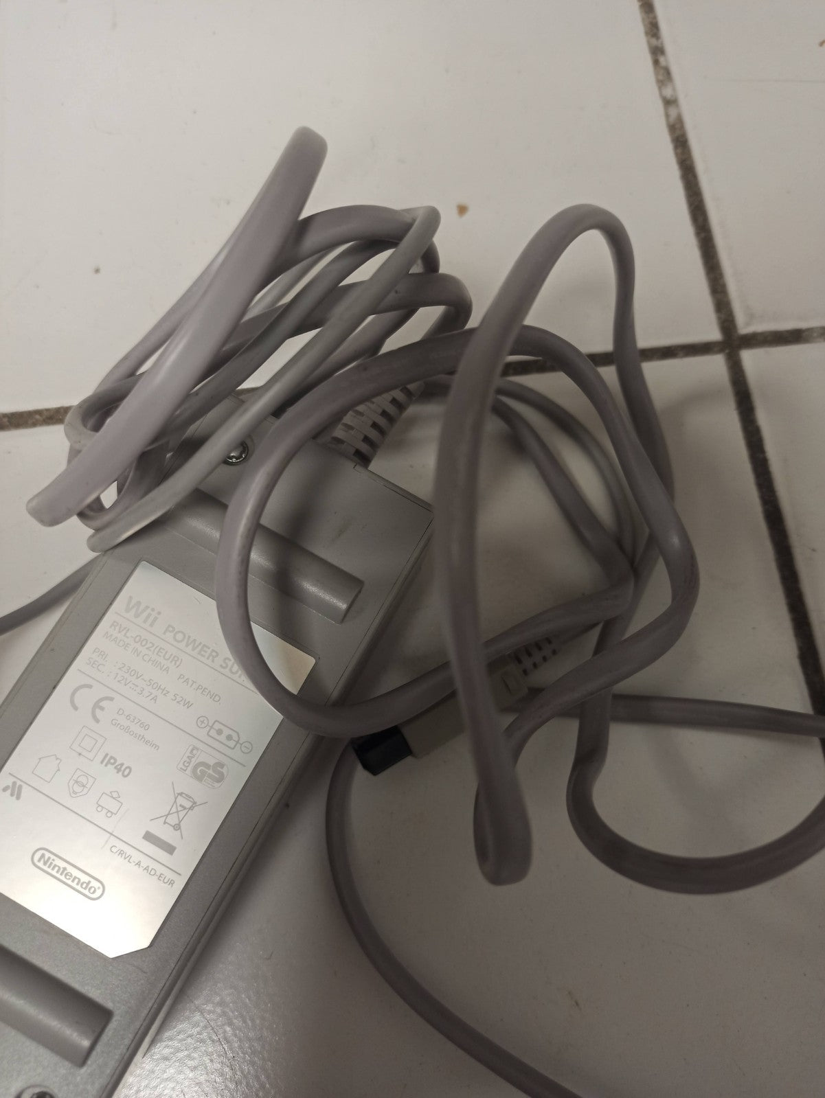 Cable alimentation nintendo Wii