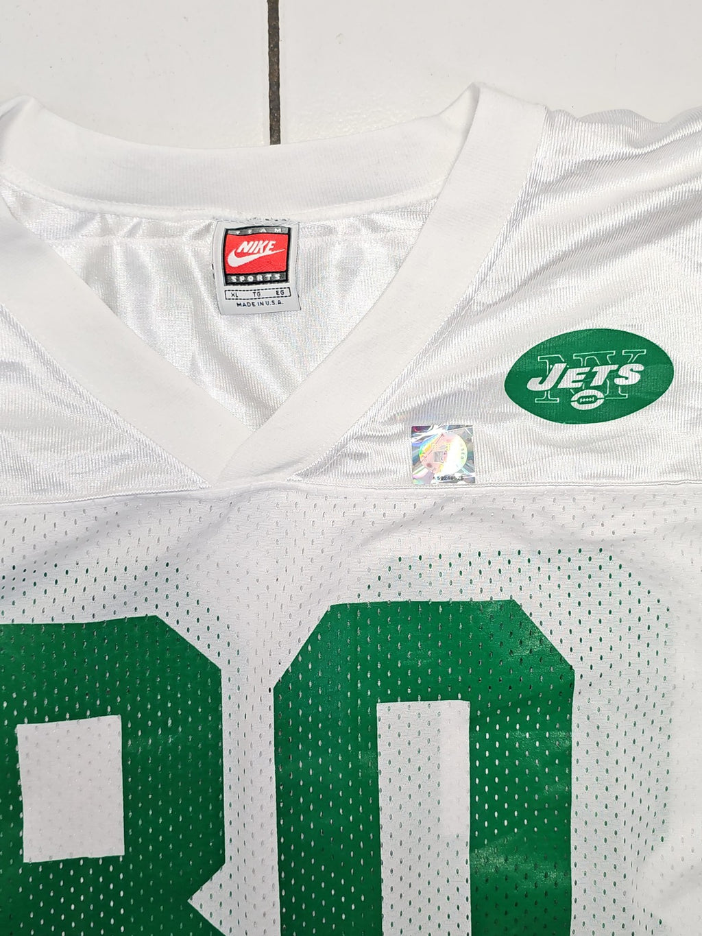 Maillot rétro Nike NFL New York Jets Wayne Chrebet XL ancien jersey collection