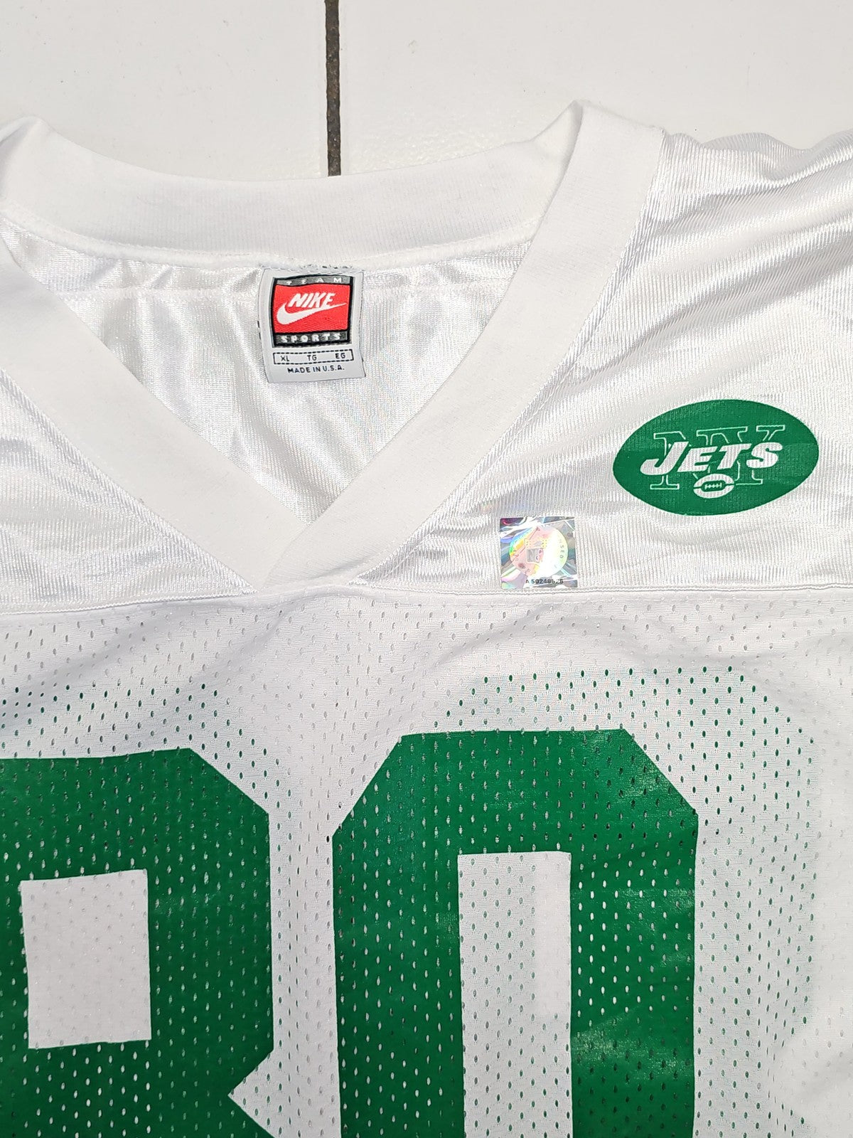 Maillot rétro Nike NFL New York Jets Wayne Chrebet XL ancien jersey collection
