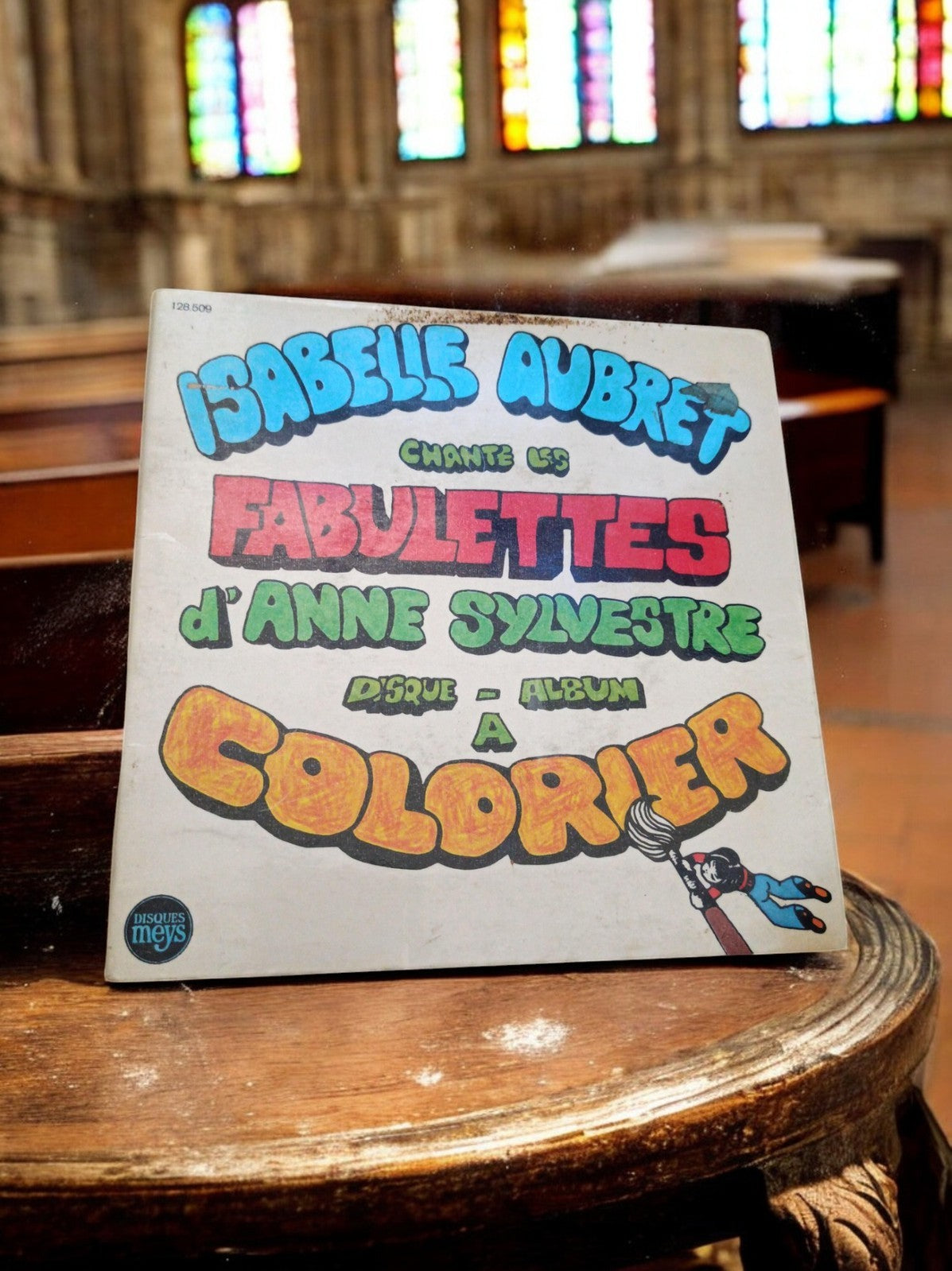 Vinyle Isabelle Aubret chante Fabulette Anne Sylvestre vintage Disques Meys