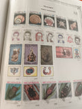 Timbres anciens Nicaragua Poste aérienne thématique mollusques portraits insecte