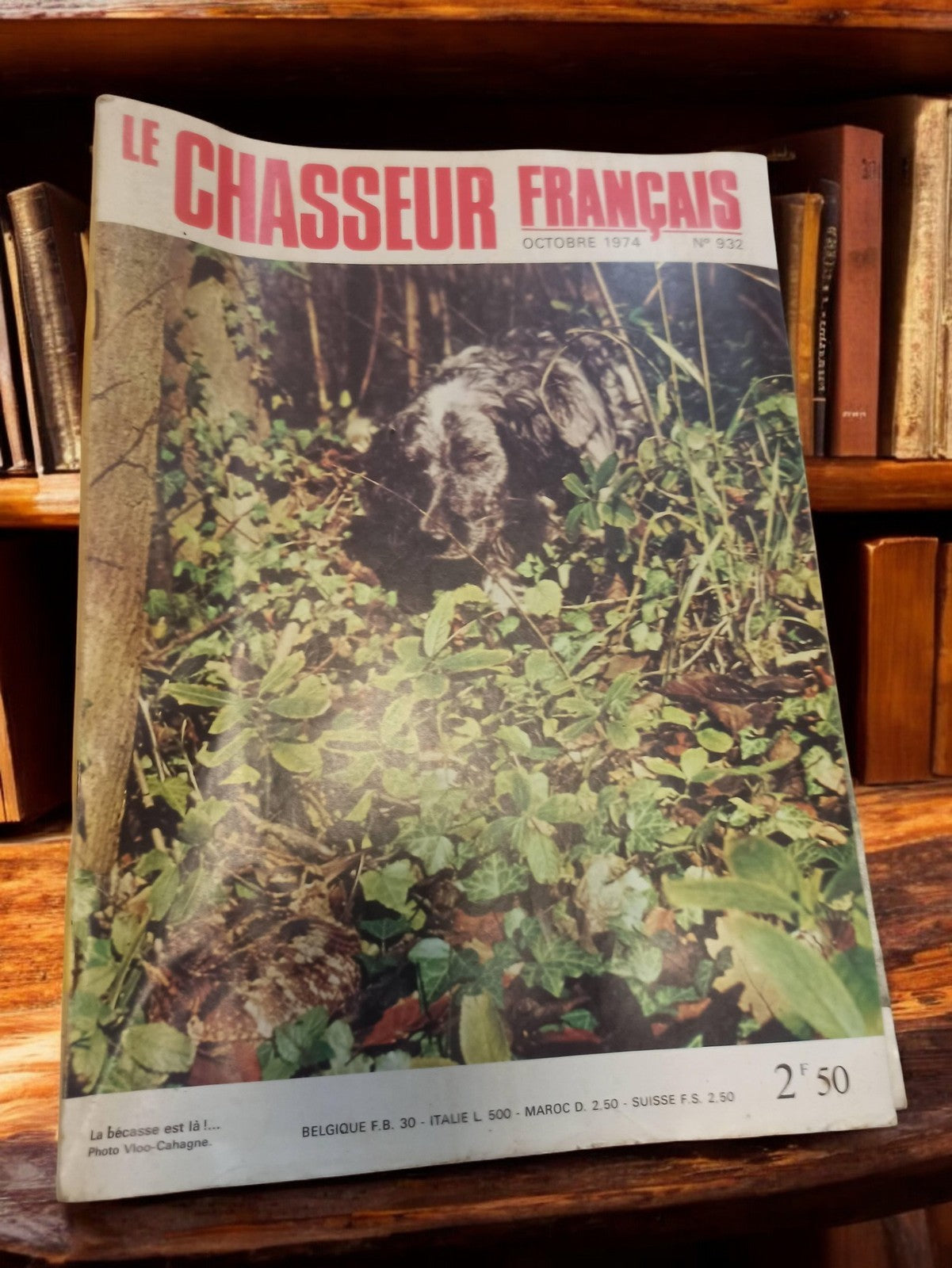 Magazine Le Chasseur Français octobre 1974 vintage rétro presse ancienne