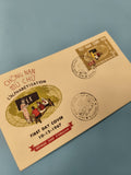 Ancienne enveloppe FDC Vietnam 1967, timbre alphabétisation, illustrée, 1er jour