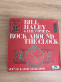Vinyle 45T Bill Haley & The Comets Rock Around the Clock Polydor rouge (Ref 2)
