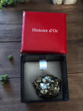 Pyrite naturelle - Pierre brute vintage de collection